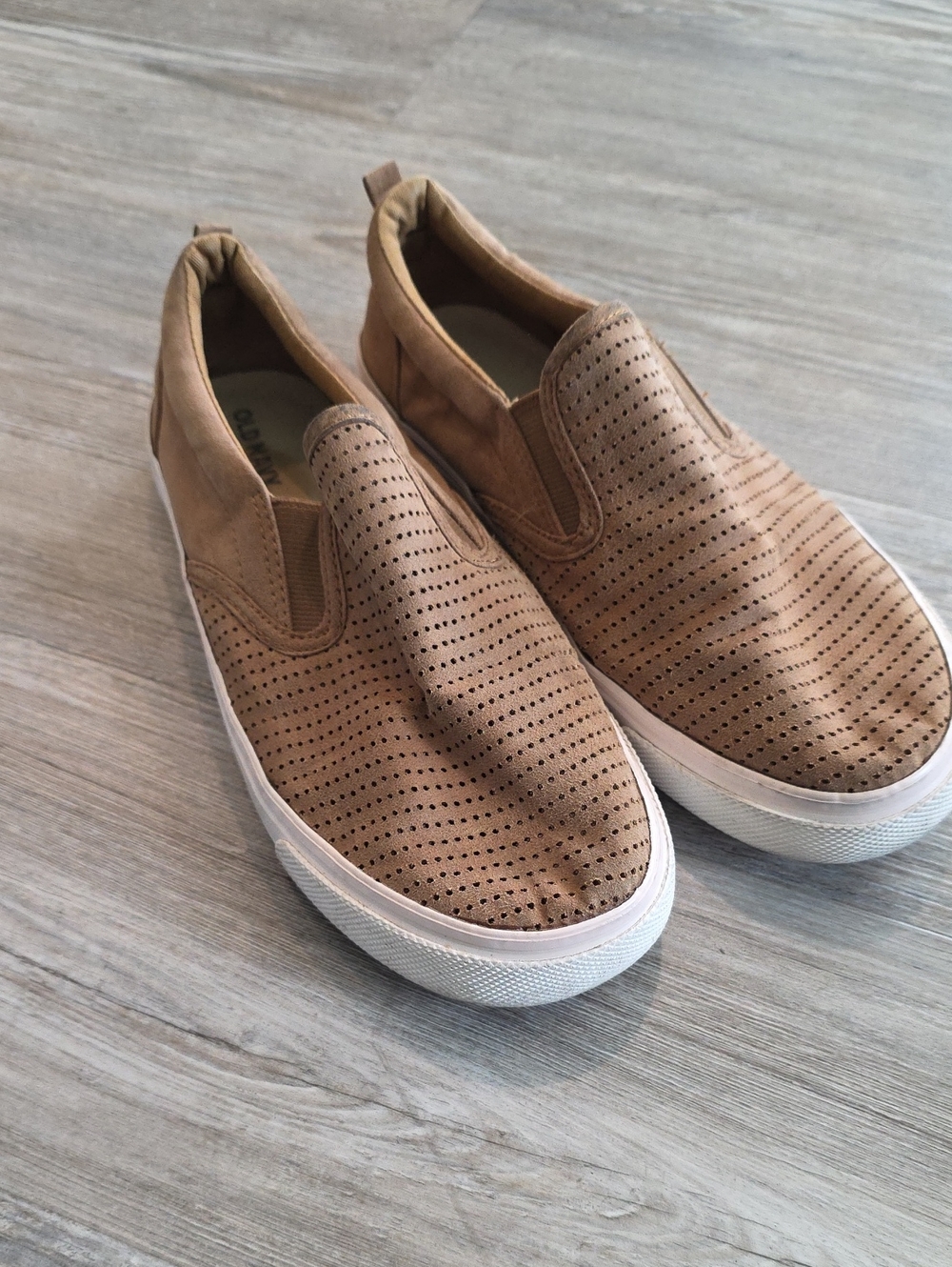 Old Navy Suede Slip On Shoes